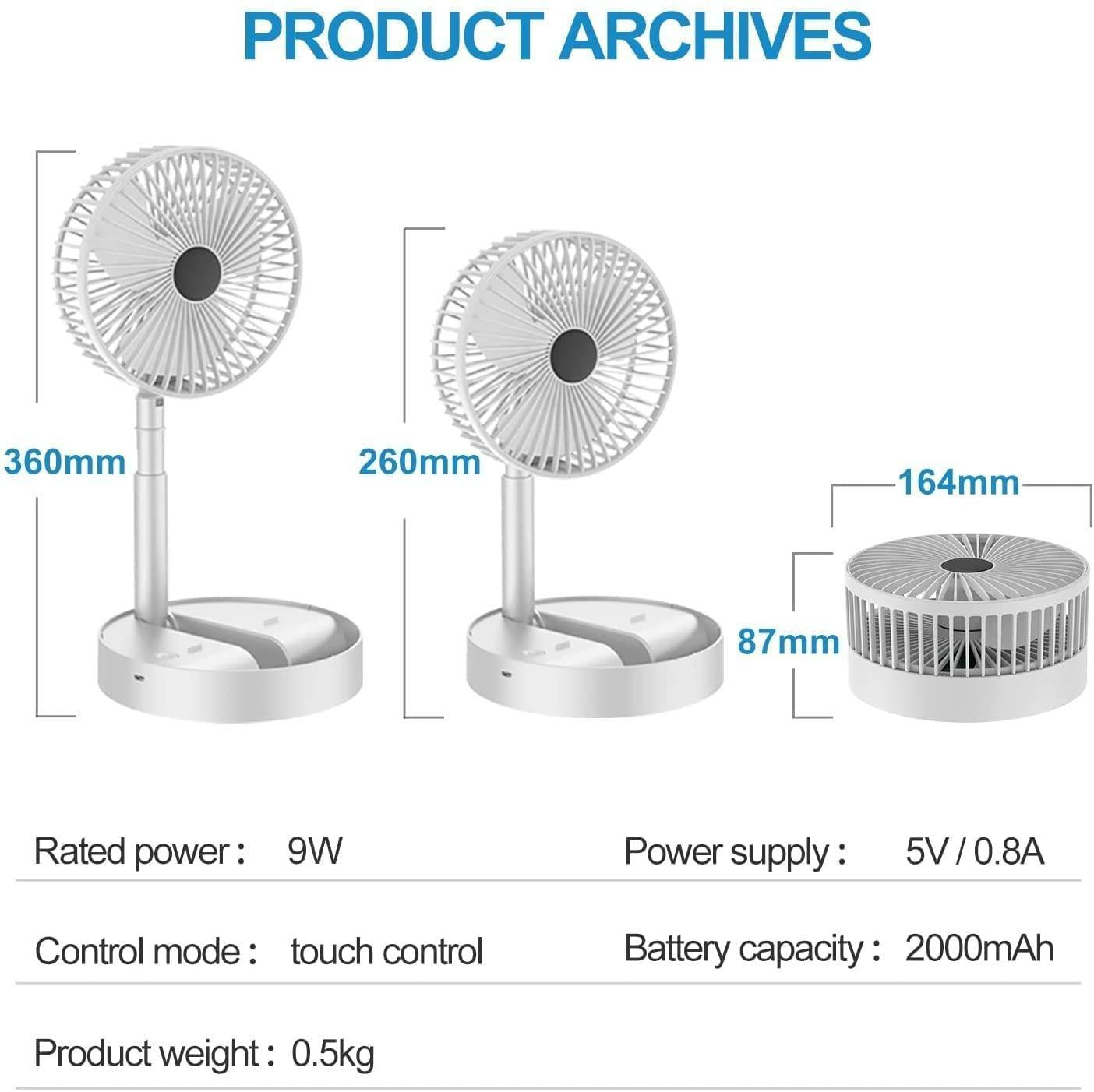 Powerful Rechargeable Table Fan β Stay Cool, Anywhere. Anytime.