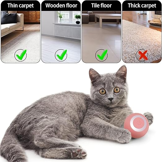 Intelligent Cat Toy Ball – Keep Your Cat Happy, Active & Entertained!