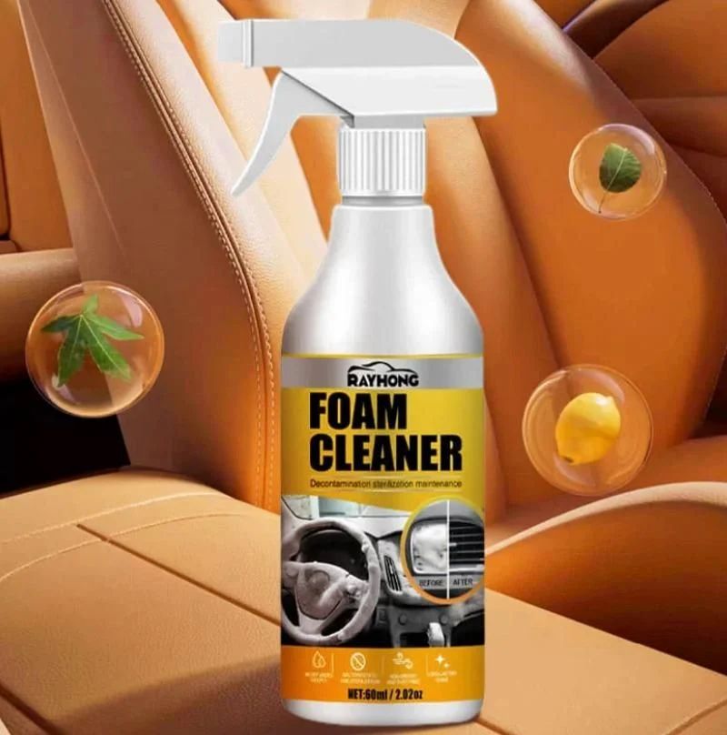 Multi-Purpose Foam Cleaner (60ml) – Spray Away Dirt, Reveal the Shine!