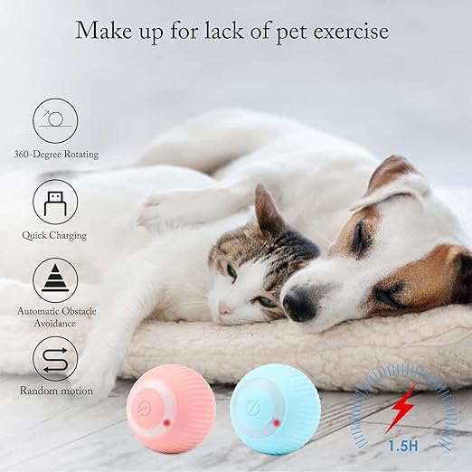 Intelligent Cat Toy Ball – Keep Your Cat Happy, Active &amp; Entertained!