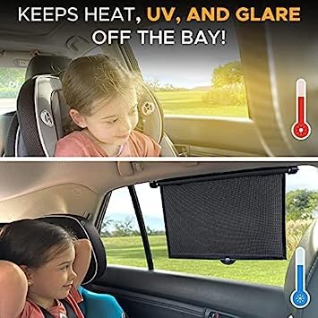 Magnetic Car Window Sunshade – Stay Cool, Stay Private!