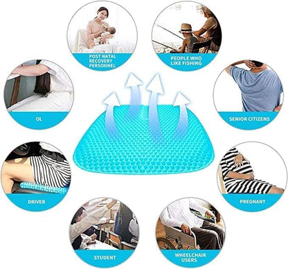 Egg Gel Seat Cushion – Ultimate Comfort for Every Chair!