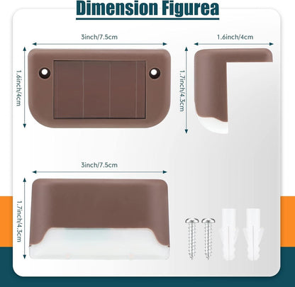 Waterproof Solar Deck Lights (Outdoor) – Light Up Your Outdoors. No Wires, No Bills