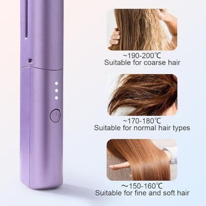 Rechargeable Hot Comb Hair Straightener – Sleek Hair, Anytime. Anywhere.