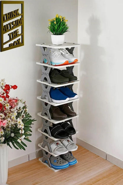 Smart Foldable 6-Layer Shoe Rack – Organize Without Compromise