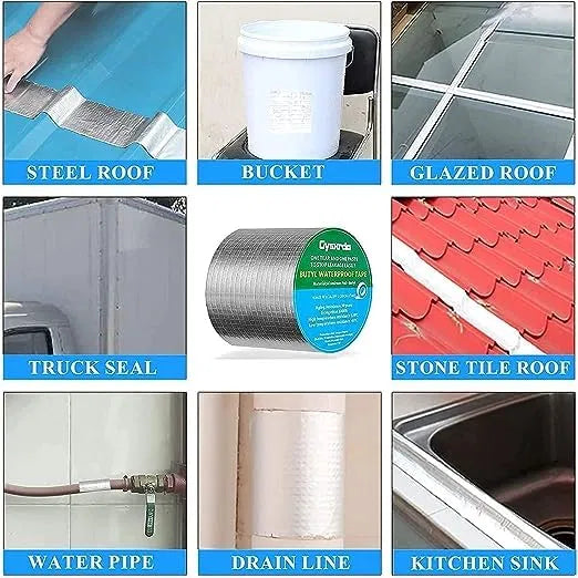 Aluminum Foil Waterproof Sealant Tape – Stop Leaks. Seal Peace of Mind.