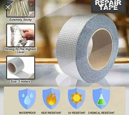 Aluminum Foil Waterproof Sealant Tape – Stop Leaks. Seal Peace of Mind.